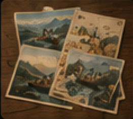 Postales e ilustraciones